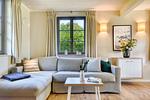 Wohnzimmer - Ferienhaus Mee(h)r Zeit 07 Feriendorf Klein Stresow Rügen - Top-Hundeurlaub