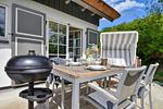 Terrasse - Ferienhaus Mee(h)r Zeit 07 Feriendorf Klein Stresow Rügen - Top-Hundeurlaub
