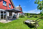 Garten - Ferienhaus Küstenhuus 20 Feriendorf Klein Stresow Rügen - Top-Hundeurlaub