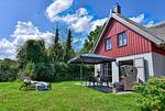 Terrasse - Ferienhaus Küstenhuus 20 Feriendorf Klein Stresow Rügen - Top-Hundeurlaub