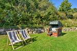 Terrasse - Ferienhaus Haus Kormoran 21 Feriendorf Klein Stresow Rügen - Top-Hundeurlaub