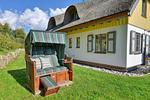 Terrasse - Ferienhaus Haus Kormoran 21 Feriendorf Klein Stresow Rügen - Top-Hundeurlaub