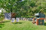 Terrasse - Ferienhaus Haus Kormoran 21 Feriendorf Klein Stresow Rügen - Top-Hundeurlaub
