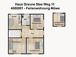 Grundriss - Ferienwohnung Möwe - Top-Hundeurlaub