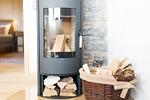 Kamin-/Ofen - Apartment Strohballenhaus - Top-Hundeurlaub