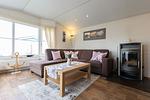 Wohnzimmer - Ferienhaus "Zum Seepferdchen" Mellumplate 06 - Top-Hundeurlaub