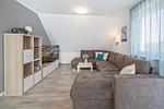 Hauptansicht - Ferienhaus Strandmöwe OG mit Balkon sowie Garten mit Spielanlage - Top-Hundeurlaub
