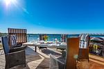 Terrasse - HafenLounge - Top-Hundeurlaub