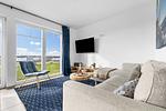 Wohnzimmer - Haus am Strand - Top-Hundeurlaub