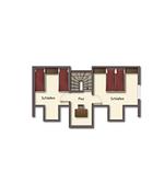 Grundriss - Blockhaus Alexander von Humboldt - 2. Reihe Meerblick - Top-Hundeurlaub