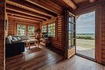 Wohnzimmer - Blockhaus Admiral Nelson - 1.  Reihe Meerblick - Top-Hundeurlaub