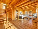 Wohnzimmer - Blockhaus Admiral Nelson - 1.  Reihe Meerblick - Top-Hundeurlaub