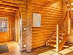 Wohnzimmer - Blockhaus Leif Eriksson - 2. Reihe Meerblick - Top-Hundeurlaub
