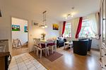 Wohnzimmer - Ferienwohnung  Sieltrift 4-04 - Top-Hundeurlaub