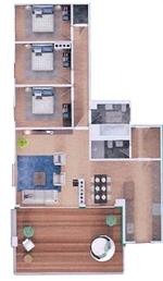 Grundriss - Ocean King - Top-Hundeurlaub