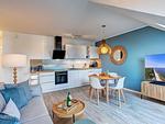 Küche / Küchenzeile - Apartment "Zauberblick" - Top-Hundeurlaub