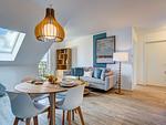 Wohnzimmer - Apartment "Zauberblick" - Top-Hundeurlaub