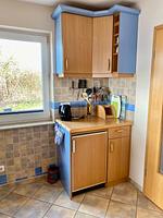 Küche / Küchenzeile - Ferienhaus am Schilf Neeberg - Top-Hundeurlaub