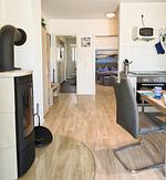 Wohnzimmer - Ferienwohnung Möwe am Achterwasser Lütow Usedom - Top-Hundeurlaub