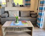 Wohnzimmer - Ferienwohnung Möwe am Achterwasser Lütow Usedom - Top-Hundeurlaub