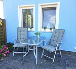 Garten - Ferienwohnung Möwe am Achterwasser Lütow Usedom - Top-Hundeurlaub
