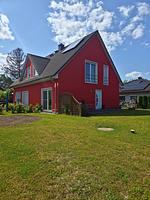 Hauptansicht - Ferienwohnung in Lütow auf Usedom – Mohnblume am Achterwasser - Top-Hundeurlaub