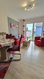 Hauptansicht - Ferienwohnung in Lütow auf Usedom – Mohnblume am Achterwasser - Top-Hundeurlaub