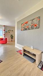 Fassade / Eingang - Ferienwohnung in Lütow auf Usedom – Mohnblume am Achterwasser - Top-Hundeurlaub