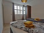 Schlafzimmer - Hogulu - 2-RAUM-Appartement 4 - Top-Hundeurlaub