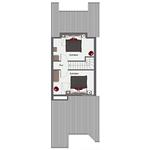 Grundriss 2. Ebene - Wohnung 10-6 - Top-Hundeurlaub