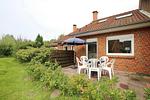 Blick auf die Terrasse - Haus 54b - Top-Hundeurlaub
