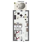 Grundriss 1. Ebene - Haus 54b - Top-Hundeurlaub