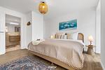 Schlafzimmer - Ferienhaus Deichoase Hedwigenkoog - Top-Hundeurlaub