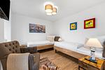Schlafzimmer - Ferienhaus Deichoase Hedwigenkoog - Top-Hundeurlaub
