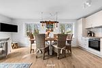 Wohnzimmer - Ferienhaus Deichoase Hedwigenkoog - Top-Hundeurlaub