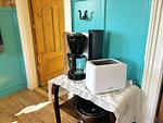 Kaffeemaschine in der Küche des Hus Hammerstrand - Hus Hammerstrand - Top-Hundeurlaub