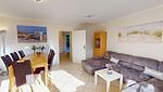 Wohnzimmer - Wohnung A - Top-Hundeurlaub