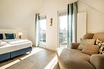 Schlafzimmer - Ferienhaus 7 (Moin Moin) - Top-Hundeurlaub