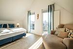 Schlafzimmer - Ferienhaus 7 (Moin Moin) - Top-Hundeurlaub