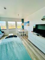 Wohnzimmer - Ferienwohnung Südanker Fehmarn - Top-Hundeurlaub