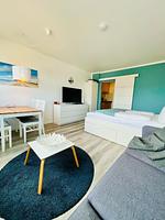 Wohnzimmer - Ferienwohnung Südanker Fehmarn - Top-Hundeurlaub