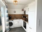 Küche / Küchenzeile - Apartment 18b (Wolkenlos) - Top-Hundeurlaub