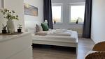 Schlafzimmer - FeWo D1.4 - Top-Hundeurlaub