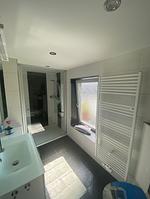 Badezimmer - LANDLIEBE Ferienwohnung im EG mit großem Garten und PKW-Stellplätzen - Top-Hundeurlaub