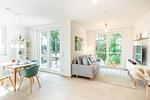Wohnzimmer - Apartment "Sonnenlaune" - Top-Hundeurlaub
