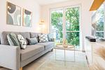 Wohnzimmer - Apartment "Sonnenlaune" - Top-Hundeurlaub