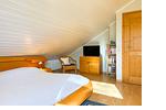 TV im zweiten Schlafzimmer - Haus 46a Deichfalter - Top-Hundeurlaub