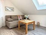 Wohnzimmer - Kapitänshaus FeWo 4 - Top-Hundeurlaub