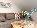 Wohnzimmer - Kapitänshaus FeWo 4 - Top-Hundeurlaub