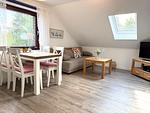 Wohnzimmer - Kapitänshaus FeWo 4 - Top-Hundeurlaub